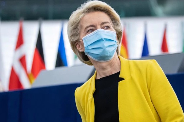 EU delivers enough doses to vaccinate 70 pc of adults, von der Leyen says