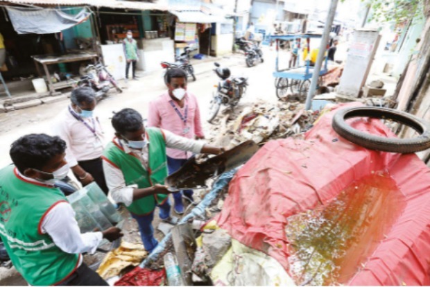 Residents urge civic body to check mosquito breeding