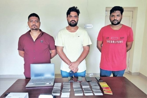 Card skimming racket busted, three arrested Card skimming racket busted, three arrested