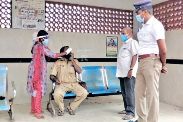 Conductor subjected to COVID test after using saliva to issue tickets