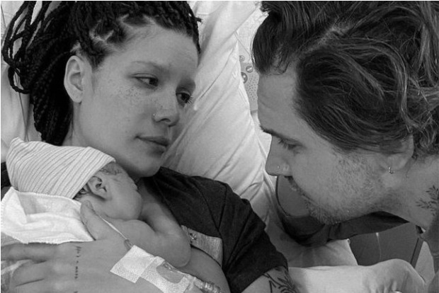 Halsey announces birth of first child with Alev Aydin