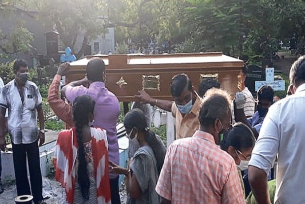 Finally, Dr Hercules laid to rest at Kilpauk cemetery