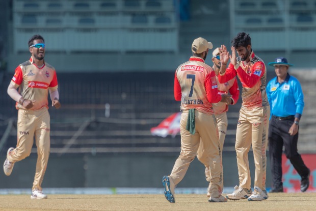TNPL 2021: Chepauk Super Gillies restrict Salem Spartans to a mediocre score of 142/7