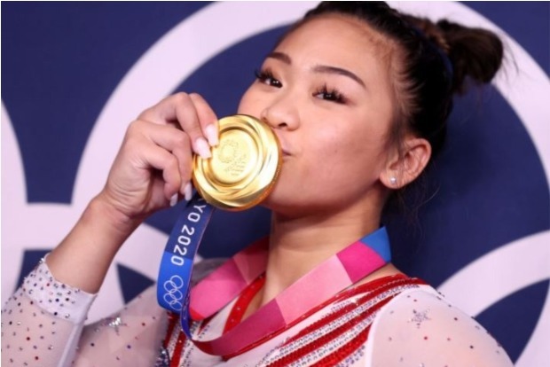 U.S. gymnastics reign continues as Biles lauds gold medallist Lee