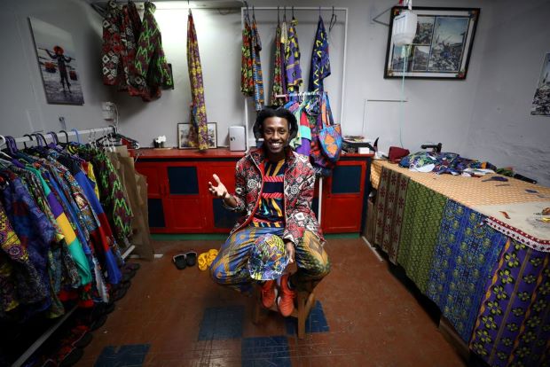Through fashion, Rwandan-born designer champions African unity