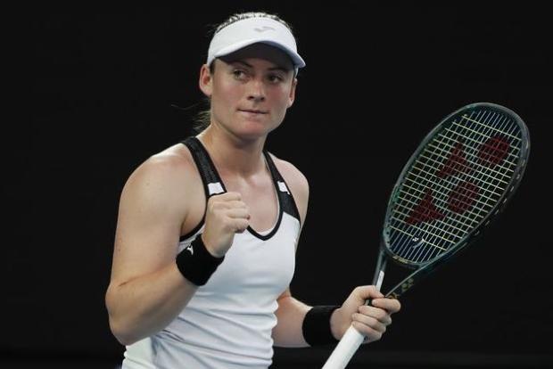 Zidansek is 1st Slovenian woman into a major QF