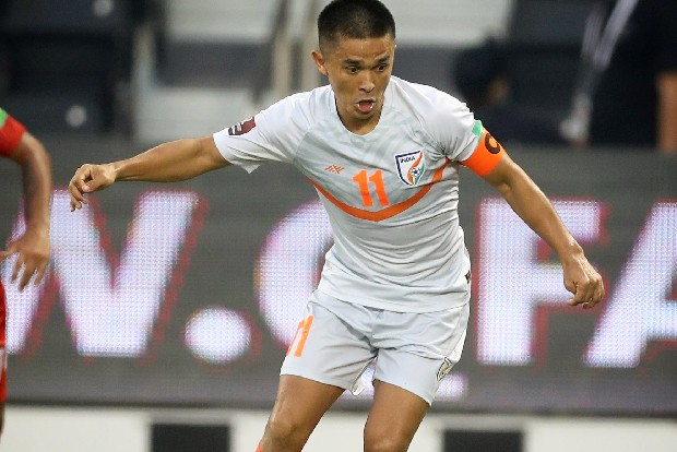 Indias Chhetri now 3 short of Peles 77 international goals