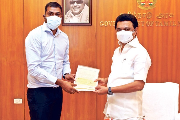 TNBA president Aadhav Arjuna joins COVID-19 fight TNBA president Aadhav Arjuna joins COVID-19 fight