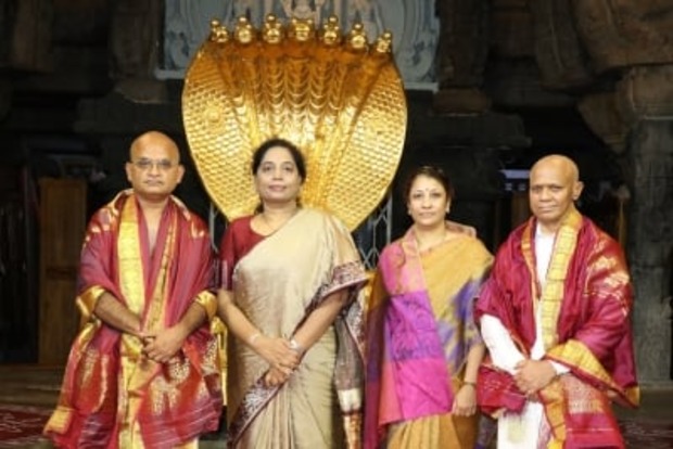 TTD EO Jawahar Reddy takes oath as specified authority chairman TTD EO Jawahar Reddy takes oath as specified authority chairman
