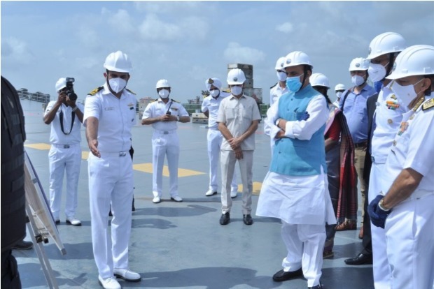 Indias first Indigenous Aircraft Carrier will be commissioned next year: Rajnath Singh Indias first Indigenous Aircraft Carrier will be commissioned next year: Rajnath Singh