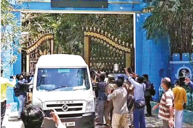 Pocso-accused Baba taken to school for questioning