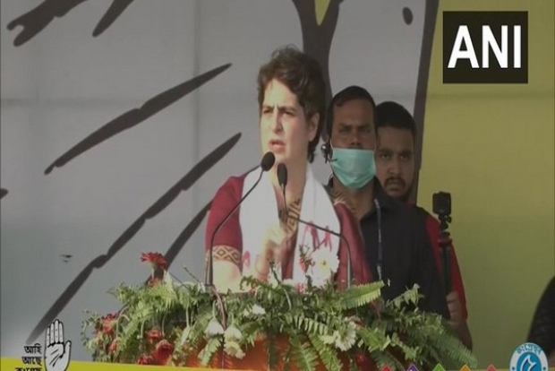 Assam polls: Priyanka Gandhi guarantees financial sops for women, free electricity, 5 lakh jobs Assam polls: Priyanka Gandhi guarantees financial sops for women, free electricity, 5 lakh jobs