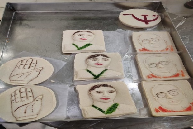 Ahead of assembly polls, Kolkata sweet shop comes out with political Sandesh Ahead of assembly polls, Kolkata sweet shop comes out with political Sandesh