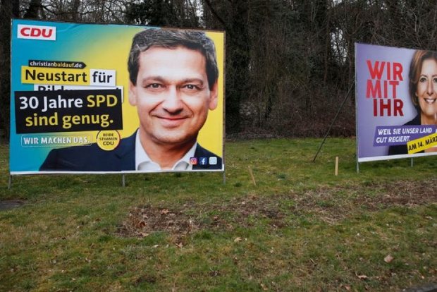 German regional elections present crunch test for Merkels party