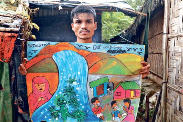 Uncovering History: For Rohingya survivors, art bears a witness’ role