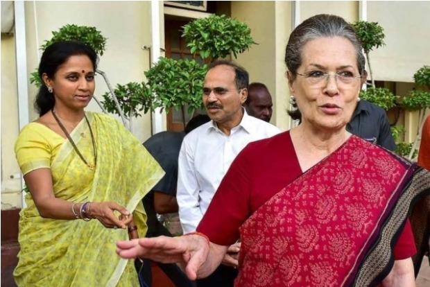 Amid Political Turmoil In Maha, Supriya Sule Meets Sonia Gandhi
