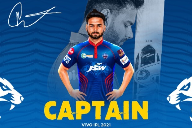 Pant named Delhi Capitals captain for IPL 2021 Pant named Delhi Capitals captain for IPL 2021