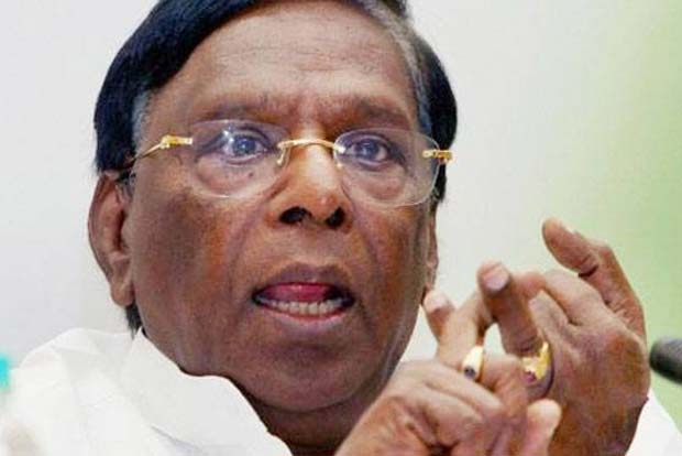 Narayanasamy rejects PMs allegations against him, previous govt in Pondy