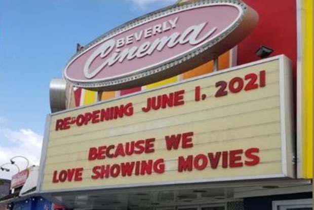 Quentin Tarantinos new Beverly Cinema set to reopen in June