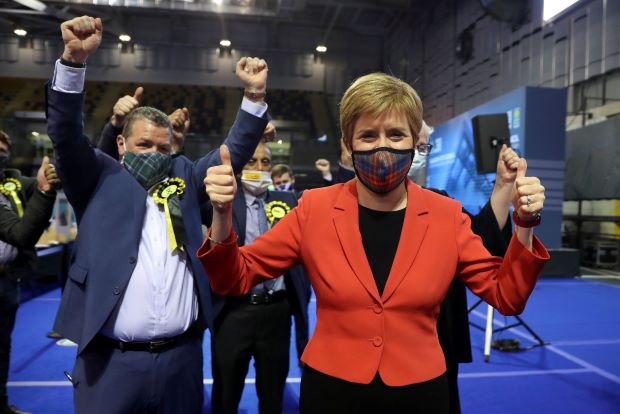 Crucial Scottish elections on ‘knife edge’ as pro-independence SNP win early seats