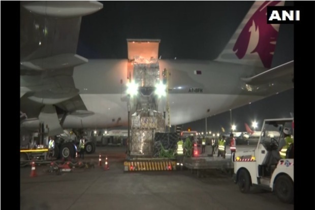 Consignment of medical equipment from South Korea reaches India