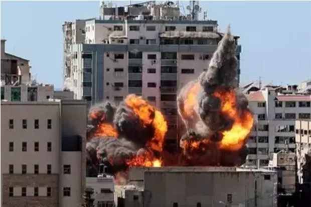 Israel strikes Gaza home of Hamas leader, destroys AP office