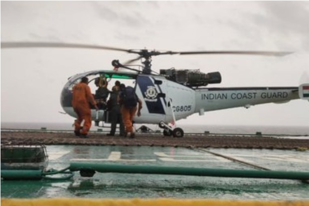 Cyclone: Navy rescues 177 from barge, rescuees land in Mumbai