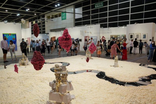 Hong Kong’s Art Basel fair opens with physical and virtual shows