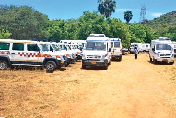 Make use of 200 ambulances parked at Tambaram: Activists