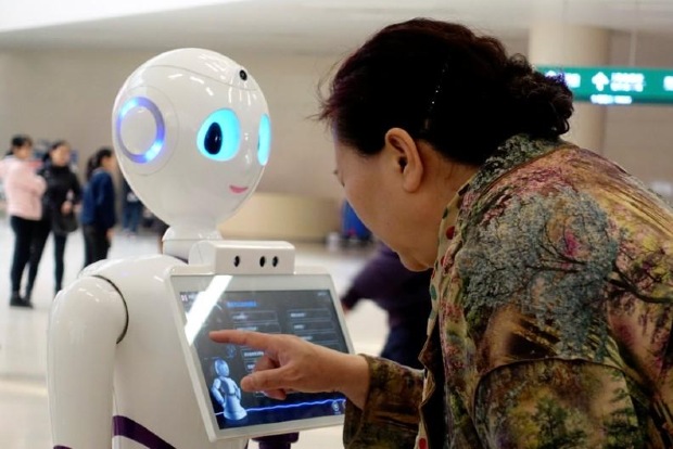 New telepresence robot helps Covid patients communicate with family New telepresence robot helps Covid patients communicate with family