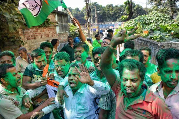 TMC steam-rolls to victory in all four by-polls in Bengal