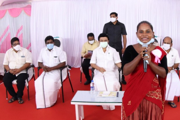 Stalin visits village of Narikuravar tribe, after nomadic woman raised voice against discrimination