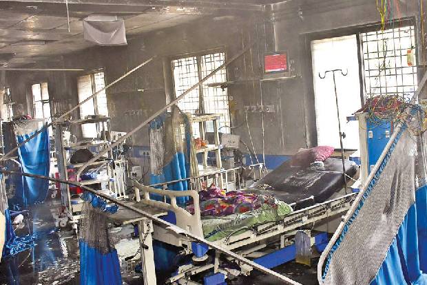 11 COVID patients killed after fire ravages ICU in Ahmednagar hospital