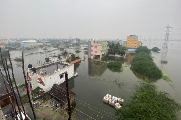 Red alert continues for Chennai, strong winds likely till evening