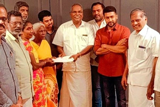 Jai Bhim controversy: Police protection provided to Suriyas house in T Nagar Jai Bhim controversy: Police protection provided to Suriyas house in T Nagar