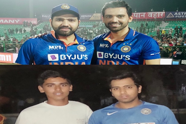 INDvsNZ: Deepak Chahar, Rohit Sharma travel 15 years down the lane INDvsNZ: Deepak Chahar, Rohit Sharma travel 15 years down the lane