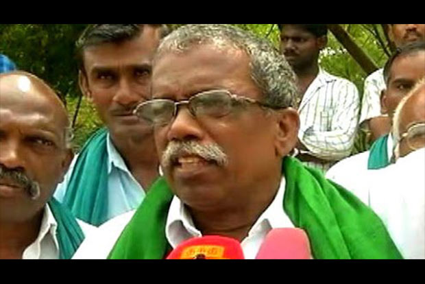 TN farmers leader Ayyakkannu ends 39-day-long relay hunger strike
