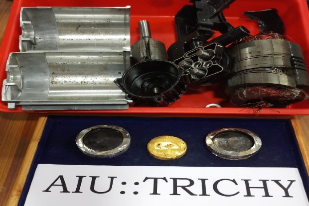 Gold worth Rs.23.12 lakh seized at Trichy Airport