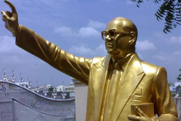 Tension after Ambedkar statue found desecrated in UP village