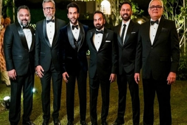 The Men in Black at Rajkummar Raos wedding reception goes viral