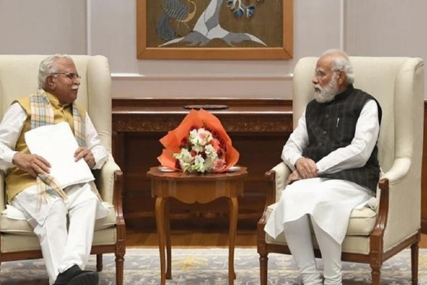 PM Modi raises concern of air pollution to Haryana CM