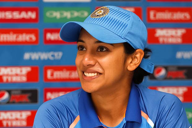 Mandhana stars with an unbeaten 80 on rain-hit day