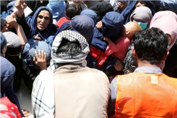 Turkish Red Crescent sending aid to feed displaced Afghans