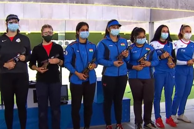 Gold number 10 for table-toppers India at junior shooting World Cship