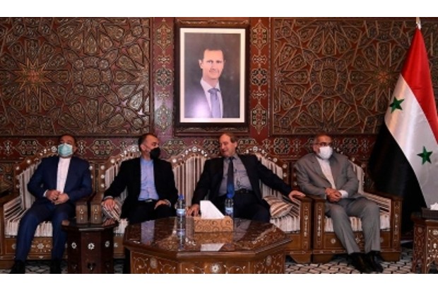 Iranian foreign minister visits Syria for comprehensive developments of ties