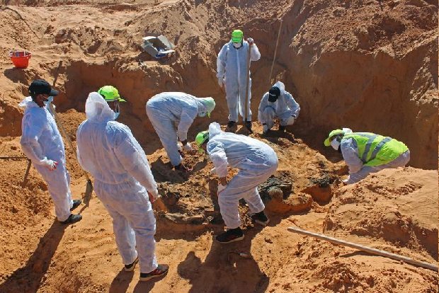 25 bodies recovered from mass graves in Libya