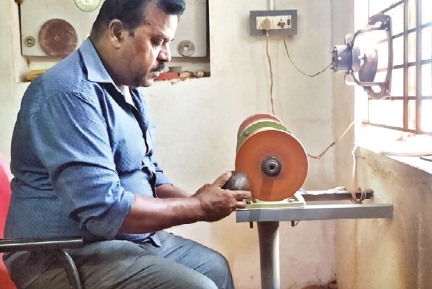 He left govt job for artistic journey with coconut shells