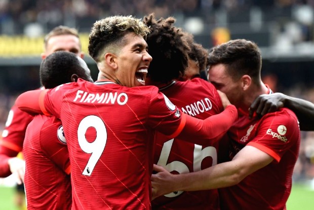 Firmino, Salah and Mane star in Liverpools 5-0 over Watford