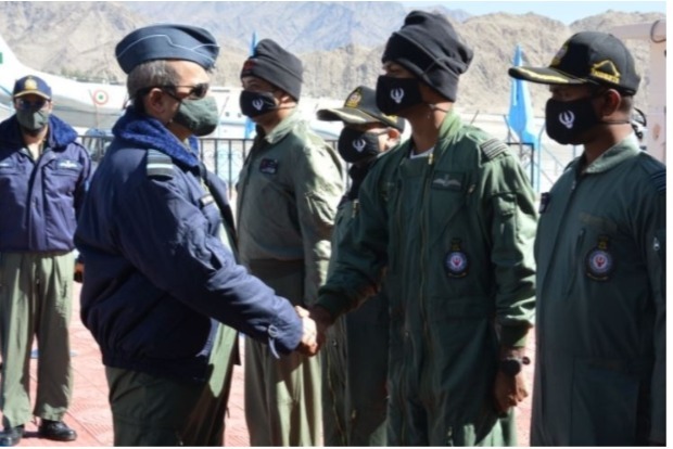 IAF Chief reviews operational preparedness of Force in Ladakh