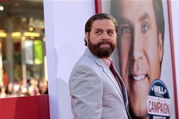 Zach Galifianakis kids think hes a librarian